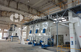 Congratulate that Finish Installation for Wood Pellet Line in Hunan Yongzhou built by Honghuan